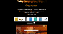 Desktop Screenshot of namepistol.com